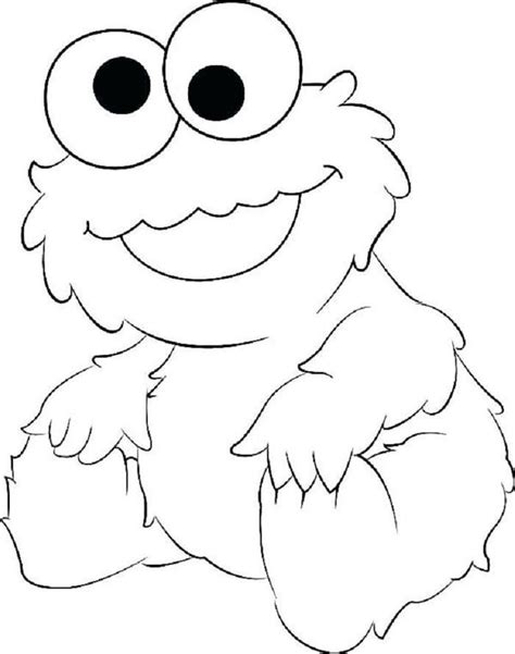 Baby Elmo Coloring Pages | Elmo coloring pages, Monster coloring pages, Cute coloring pages