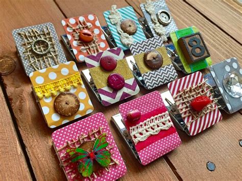 Decorated Refrigerator Magnet Clips Strong Magnets | Etsy