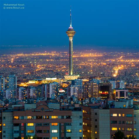 Tehran At Night - Photography Website of Nouri | وب سایت عکاسی نوری