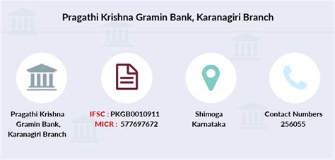 Pragathi Krishna Gramin Bank Karanagiri IFSC Code PKGB0010911