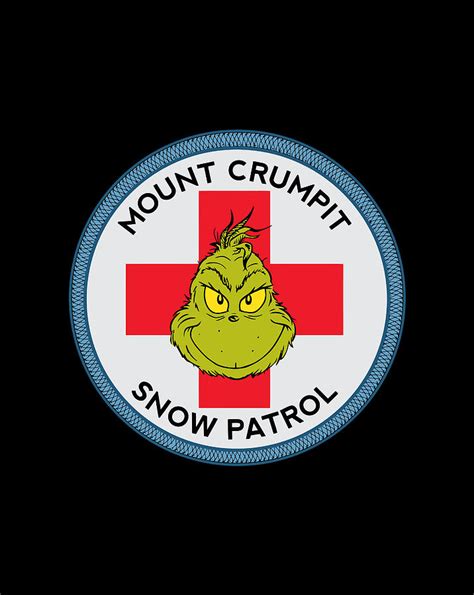 Dr Seuss Grinch Mount Crumpit Snow Patrol Drawing by Lucy Wilk