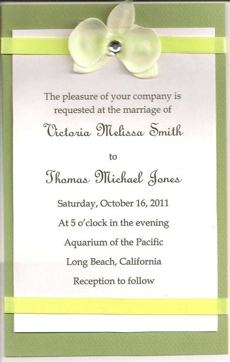 Second Wedding Invitation Wording Formal Invitation Wording Fresh ...