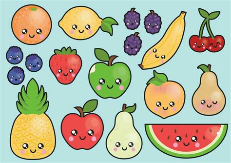 Pin by Дышаева Анна on Лайфхак | Kawaii fruit, Kawaii clipart, Kawaii ...