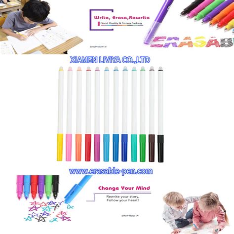 Bright Colors Pen Cap Solid Color Friction Marker Pen