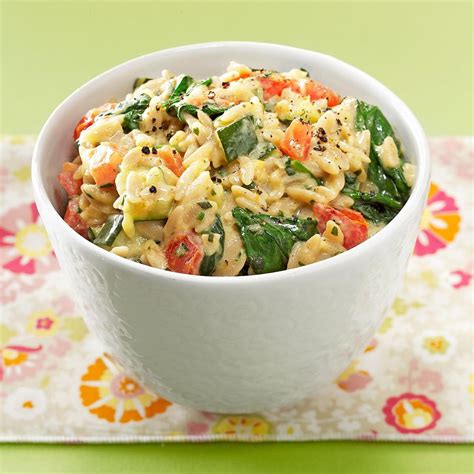 Garden Orzo Risotto Recipe | Taste of Home