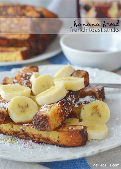 Banana Bread French Toast Sticks from NellieBellie