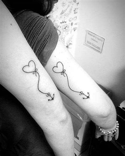 23 Cute Best Friend Tattoos for You and Your BFF - crazyforus