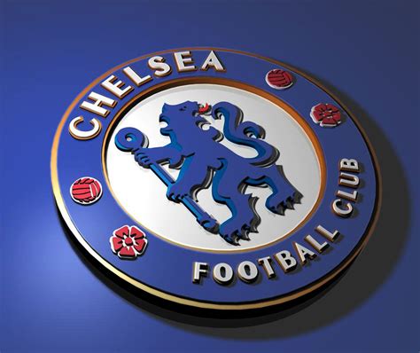 Chelsea FC Logo 3D -Logo Brands For Free HD 3D