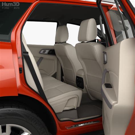 Ford Everest with HQ interior 2017 3D model - Vehicles on Hum3D