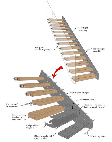 Learn how to Design a Cantilevered "Floating" Staircase