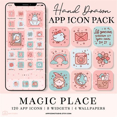 Cute app icons collection app icons cute for your phone