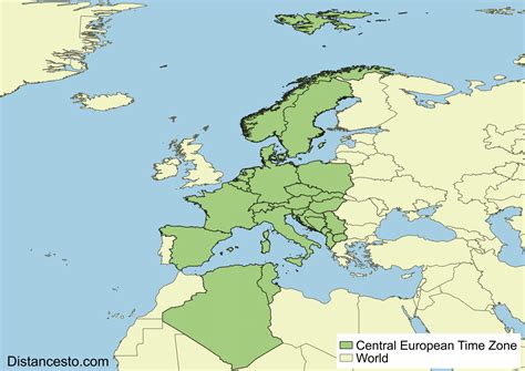 Time Zones Map Europe - United States Map