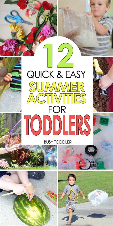 50+ Awesome Summer Activities for Toddlers - Busy Toddler