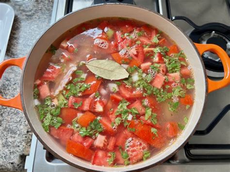 Canja ~ Brazilian Chicken Soup with Rice - Easy Brazilian Food