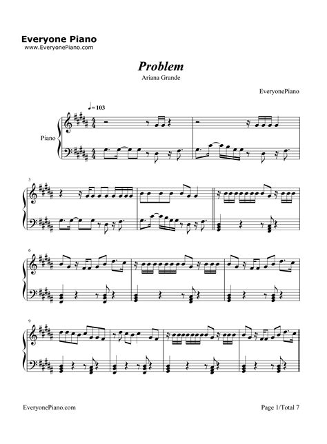 Problem-Ariana Grande Stave Preview