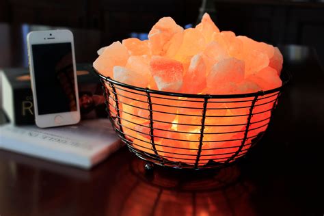 Amazon.com: WBM Himalayan Light # 1301B Natural Air Purifying Himalayan Tall basket salt lamp ...