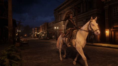 lights, Red Dead Redemption 2, night, screen shot, Red Dead Redemption II, HD Wallpaper | Rare ...