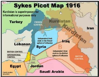 Balfour Declaration Map