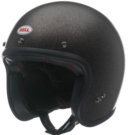 Bell Custom 500 Low Profile Plain Vintage Retro Motorcycle Scooter Bike Helmet | eBay