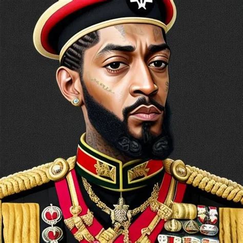 Portrait of nipsey hussle as a german military fasci... | OpenArt