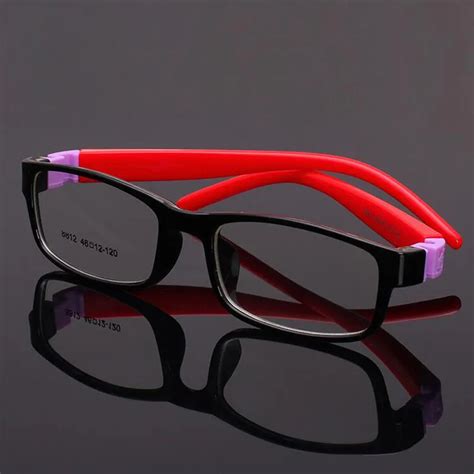 Kids Optical Eyeglasses super light square No Screw Bendable, Children Glasses Frame Teens ...