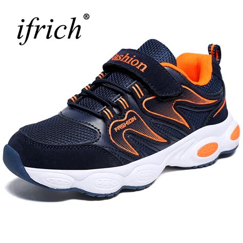 New Kid Shoes Children Boys Sneakers Cool Leather Walking Shoes Lightweight Sport Shoes Kids ...