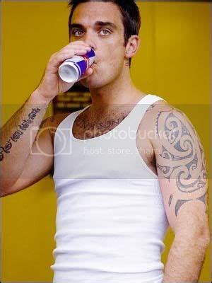 Robbie Williams Tattoos | top celebrity tattoos