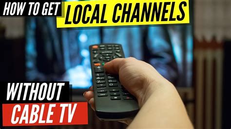 How To Get Local Channels Without Cable - YouTube