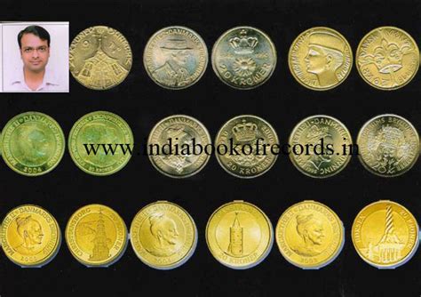 Collection of Danish (Denmark) Coins - India Book of Records