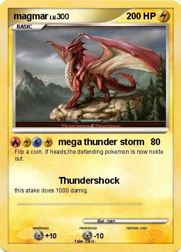 Pokémon magmar 83 83 - mega thunder storm - My Pokemon Card