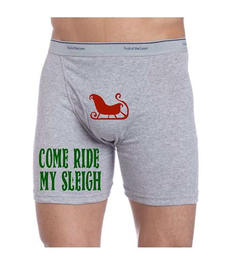 Mens Christmas Boxers. Mens Boxers Custom. Funny Christmas Boxers. Mens Personalized Underwear ...