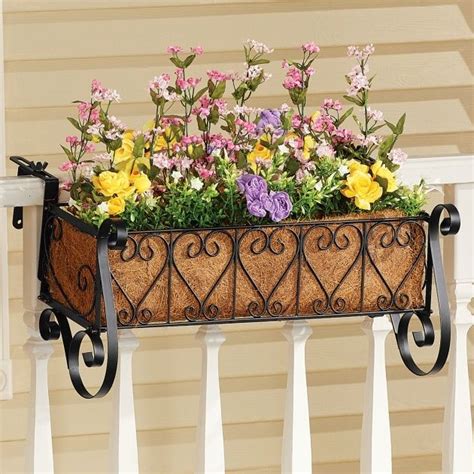 Balcony Rail Planter Box in 2020 | Deck railing planters, Railing ...