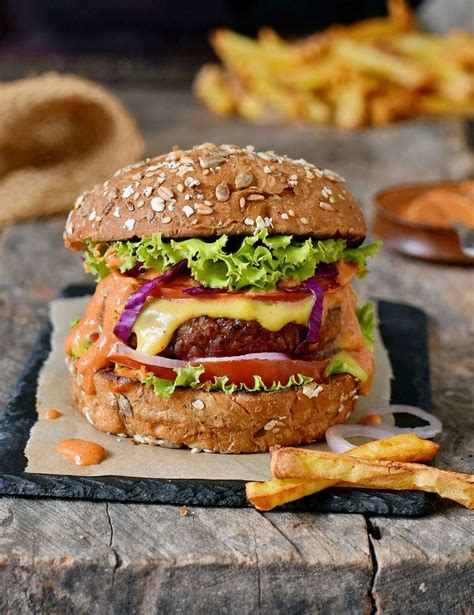 Vegan Burger With The Best Sauce | Awesome Burger Review - Elavegan