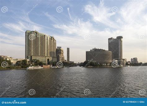 View of Cairo editorial stock image. Image of perspective - 63798424