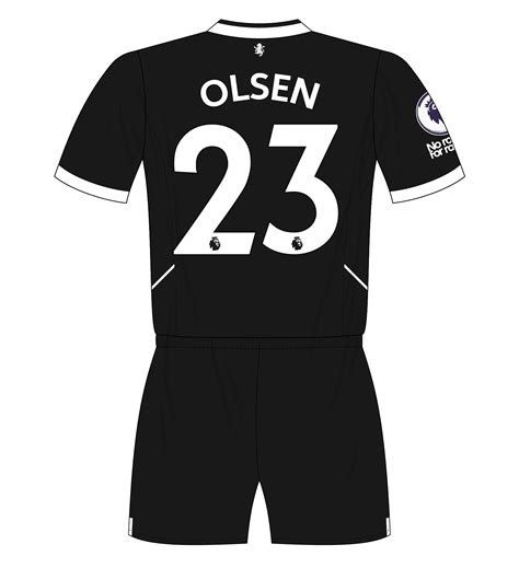 Aston-Villa-2022-2023-home-number-23-Olsen – MuseumofJerseys.com