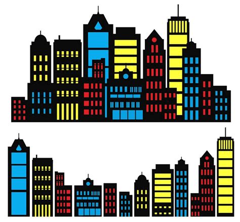 Skyline Buildings Clipart