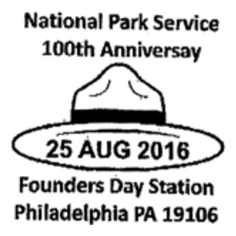 National Park Service 100th Anniversary Founders Day, Philadelphia ...