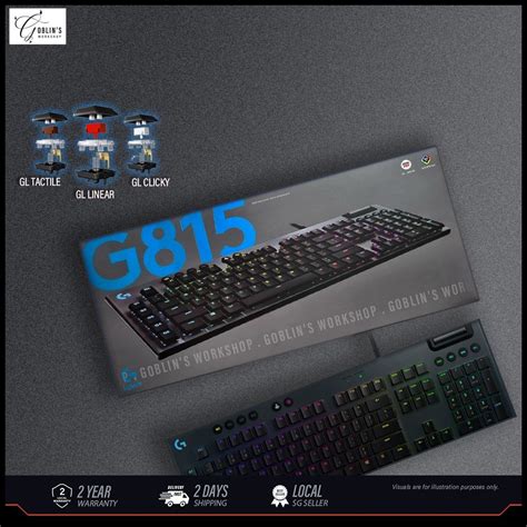 New G815 Logitech Gaming Keyboard Tactile, Computers & Tech, Parts ...