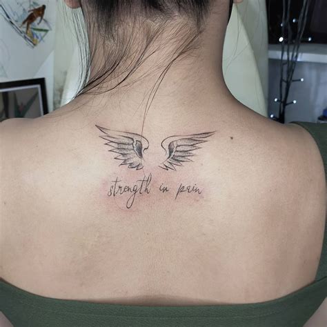 Aggregate 84+ letter a with angel wings tattoo - in.cdgdbentre