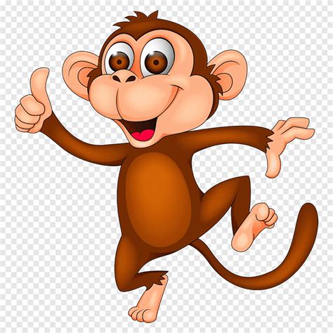 Monkey Cartoon, Cartoon monkey, cartoon Character, mammal png | PNGEgg