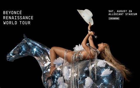 BEYONCÉ RENAISSANCE WORLD TOUR Coming to Allegiant Stadium on August 26 ...