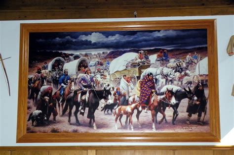 Trail of Tears Mural | I-40 Oklahoma Welcome Center, Sequoya… | Flickr