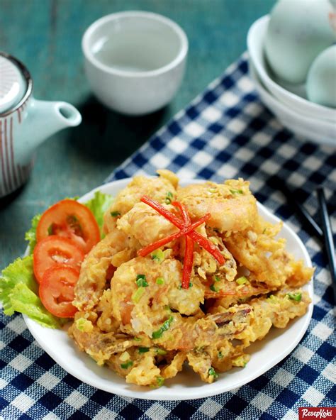 Udang Krispi Masak Telur Asin Istimewa - Resep | ResepKoki