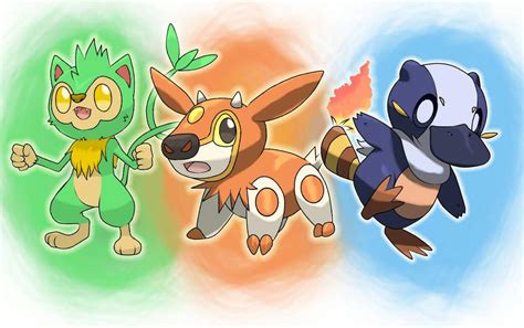 FAKEMON STARTERS by Trainerlouie on DeviantArt