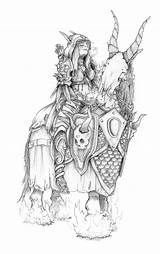World Of Warcraft Coloring Pages Adult Sketch Page sketch template