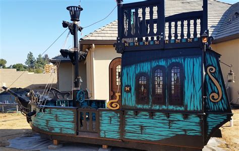 Custom Built Pirate Ship for the kids! Make your backyard a special ...