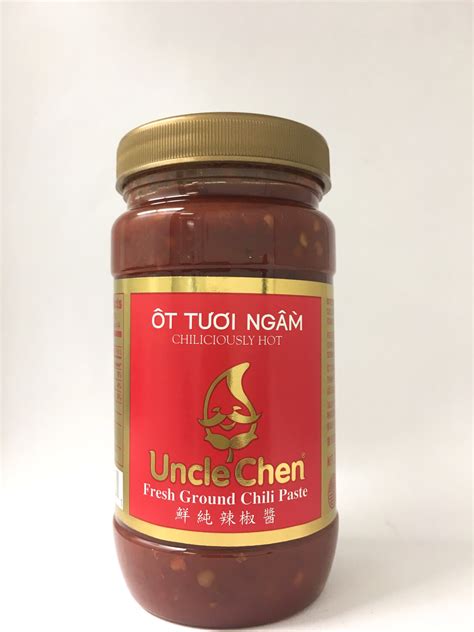 UNCLE CHEN CHILI SAUCE 24X8OZ