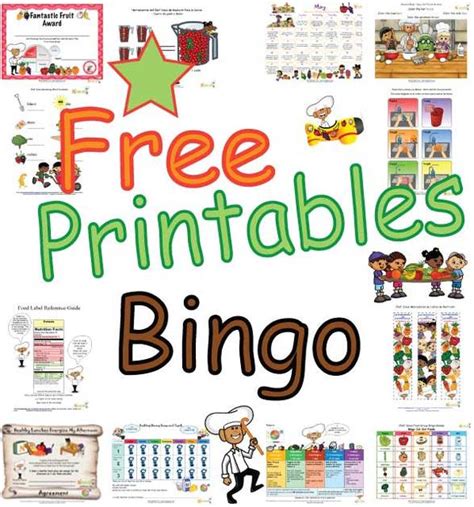 Food Group Bingo Cards For Kids - Fun and Healthy Activity For Kids - Make Your Own Bingo Game