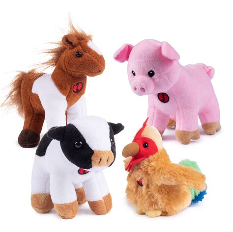 Buy Talking Plush Farm Animals Toys for Toddlers | 4 Plush Talking Animals | A Plush Stuffed Cow ...