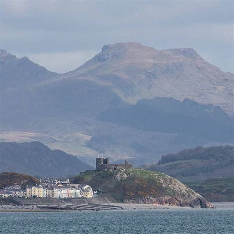 Criccieth Castle built by Llywelyn the Great in 1230-1280 before being taken by English forces ...